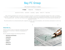 Tablet Screenshot of bayfcgroup.com